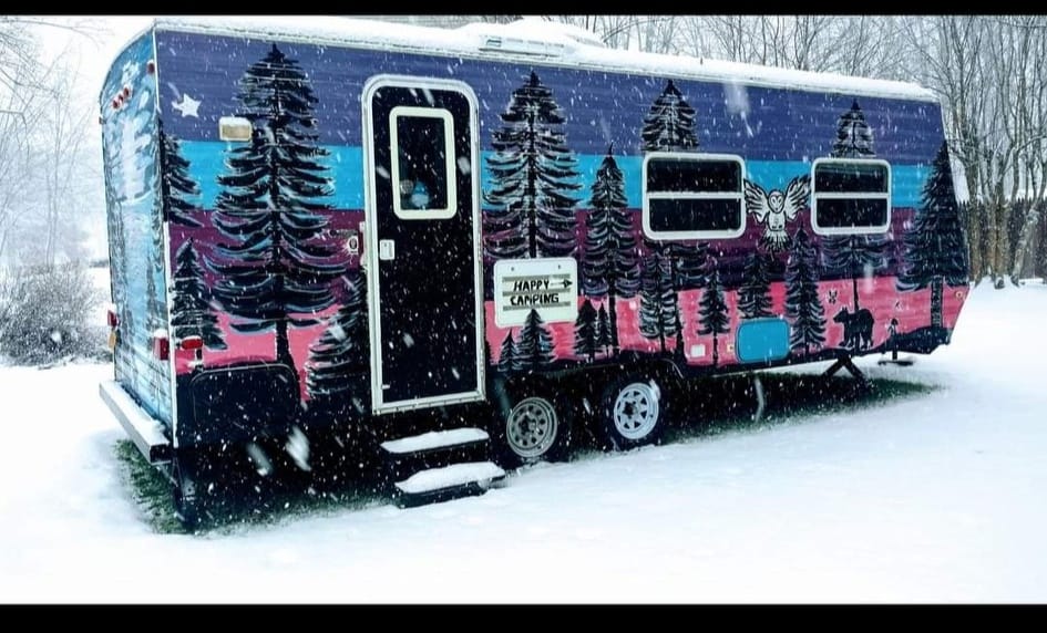 Artist Jaci C Painted Camper